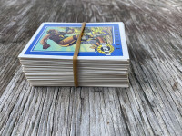 Stack of G.I. Joe cards. 