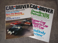 Vintage "Car" magazines from 1960s, 1970s.. More