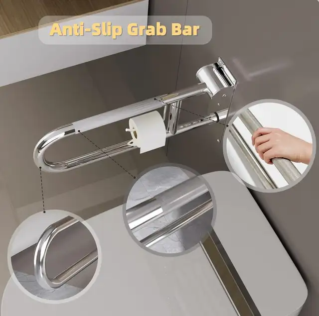  foldable toilet, grab bar in Health & Special Needs in Mississauga / Peel Region - Image 5