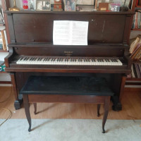 Piano, Upright, Black, Schubert
