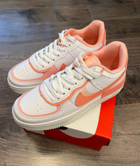 Nike Air Force 1 Shadow White Coral Pink. Size 6 adults