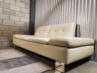 Leather Couch W. Schillig Luxury Lounge Sofa Luxuese Cuir Blanc