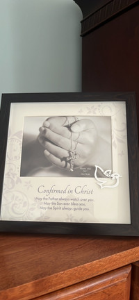 Confirmation picture frame
