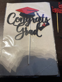 Congrats Grad Cake Topper and Cupcake toppers