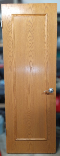 Interior hollow core wood panel door