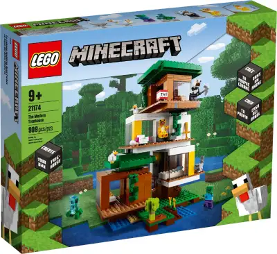 LEGO Minecraft 21174 The Modern Treehouse (2021) 909 Pcs, View more