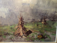 Impressionistic Oil Painting Klement Olsansky (1909 -1963) RCA