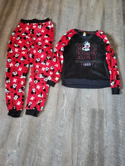 Mickey Mouse size XS Women's plush fleece PJ's, View more