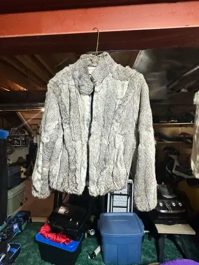 Women’s rabbit fur coat, View more
