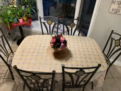 GLASS DINING TABLE FOR SALE! NEED GONE ASAP, View more