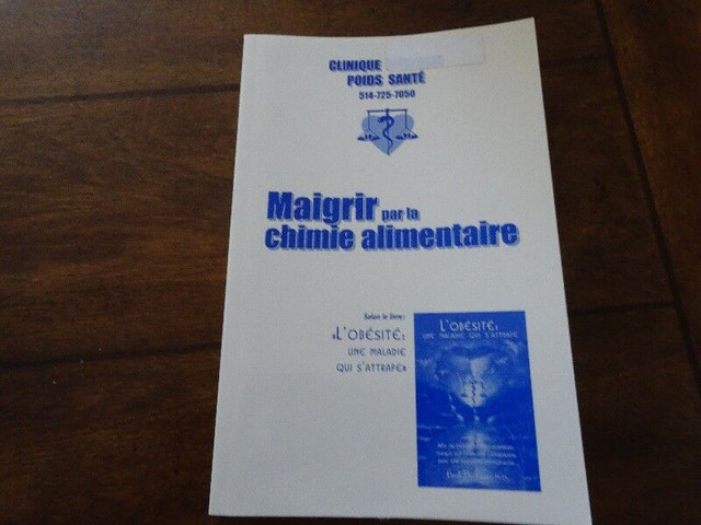 Livre «Maigrir par la chimie alimentaire» dans Manuels  à Longueuil/Rive Sud