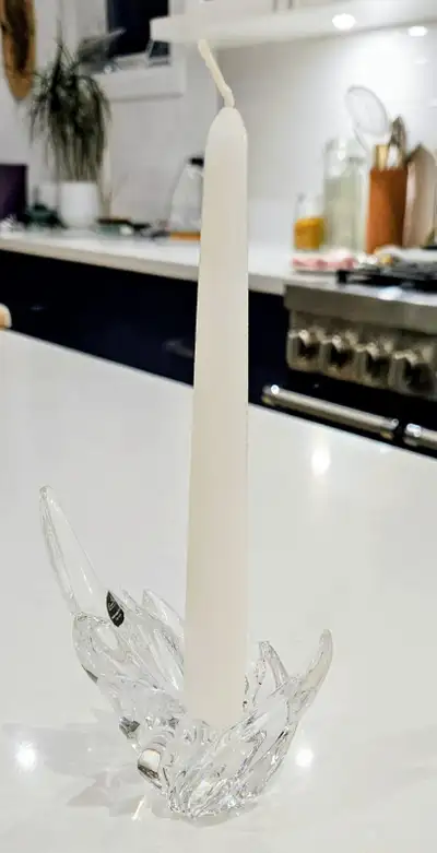 Rosenthal Studio Line "Flame" Crystal Candle Holder, View more