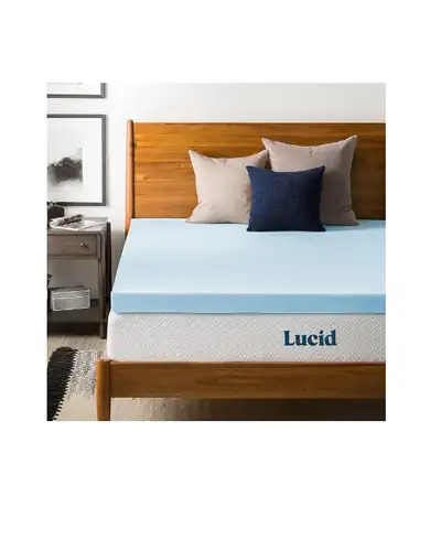Sealed 3-inch Ventilated Gel Memory Foam Mattress Topper - Twin, View more