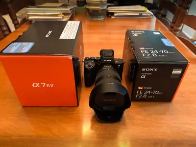 Sony A7RV body. Sony 24-70 f2.8 GM ll lens. Sony 160 GB CF Express Type A card. Batteries and charge...