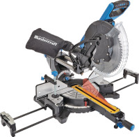 Mastercraft 15 A Dual-Bevel Sliding Mitre Saw with Laser, 12-in