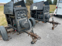 Lincoln 300D welding machine with trailer.