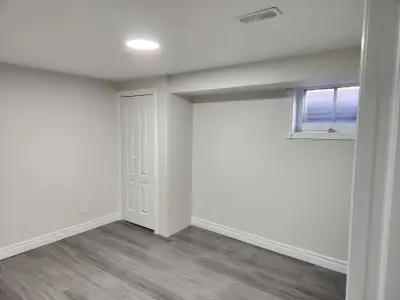 Basement room for rent with a private washroom, shared kitchen with one other tenant from the second...