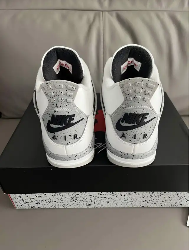 Jordan 4 Retro White Cement  in Men's Shoes in Mississauga / Peel Region - Image 4