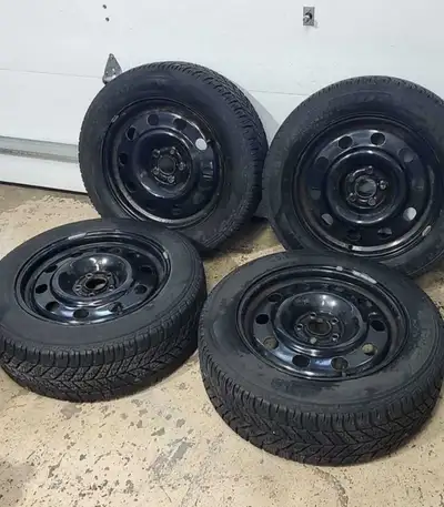 Goodyear Ultragrip water tires on rims. Sold vehicle...no longer need. TPS sensors installed. Were o...