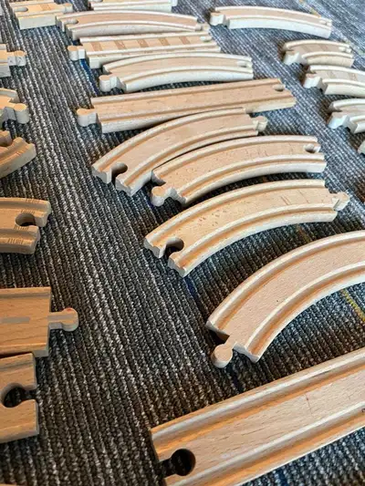 UK Subway Wooden Train, Train Trail and Accessories , View more