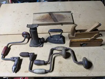 Old tools from $5 to $20, depending on the item Only accept cash Pick up in Brantford