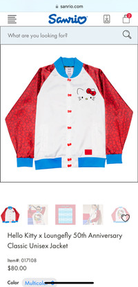 Looking for a Hello Kitty hoodie or jacket 