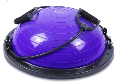 Sportneer Half Balance Ball Balance Board with Resistance Bands , View more
