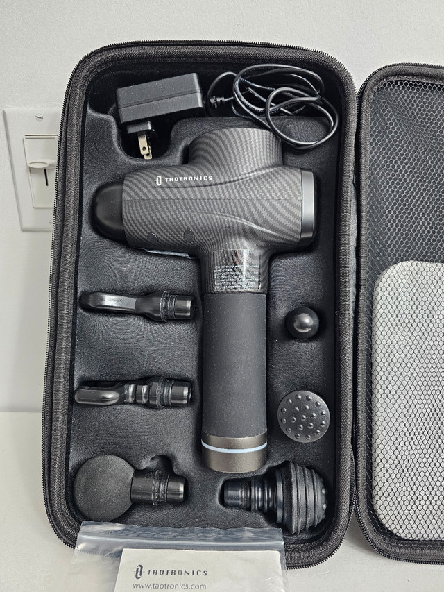 Taotronics Massage Gun | 6 Massage Heads and Case in Health & Special Needs in City of Halifax - Image 2