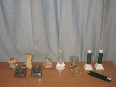 Candle Holder Sets & Angles Figure  ($10.00 Each Set), View more