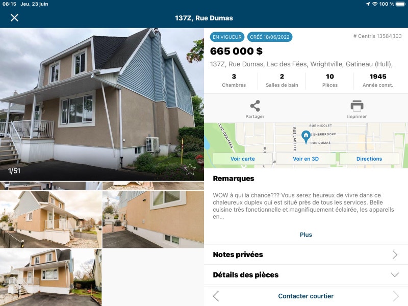Maison DUPLEX conforme et 3cc chaque étage Houses for Sale Gatineau Kijiji