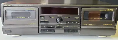 TECHNICS RS-TR373 STEREO DOUBLE AUTO REVERSE CASSETTE DECK, View more