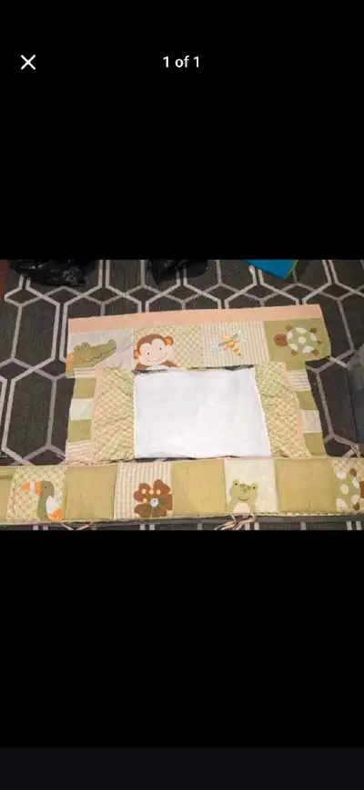 Crib Bumper, Skirt and Drapes, View more