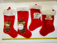 4 Red Christmas Stockings – Only $10