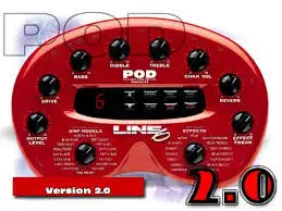 Selling my LINE 6 POD 2.0 Guitar Multi Effects Processor, complete with the FBV EXPRESS foot control...