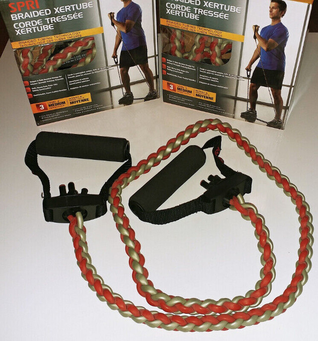 SPRI Braided Xertube Resistance Bands NEW Sealed 40% off in Exercise Equipment in St. Catharines - Image 2