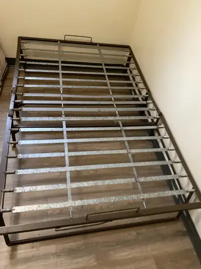 Double bed with mattress , View more