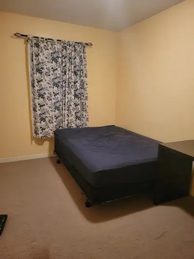 Very quiet, peaceful, clean private bedroom for a single person at CAD 750 per month. Shared kitchen...