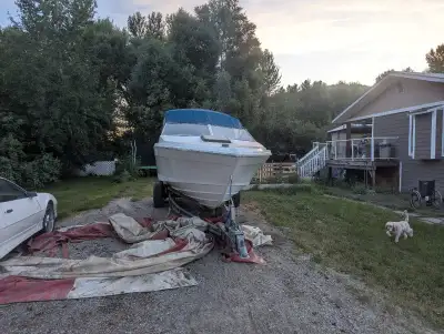 Has new paint and gel coat,has Volvo Penta leg 280 I have a motor for it and one seat redone but res...