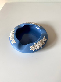 Canada Art Pottery Blue Jasperware Ashtray