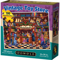 PUZZLE DOWDLE 100 PIECES VINTAGE TOY STORE COMME NEUF TAXE INCLU