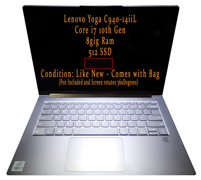 Lenovo Yoga C940-14iiL in Laptops in Kingston