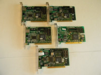 Vintage PCI Ethernet network cards