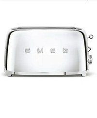 SMEG 4 Slice Toaster, Stainless Steel / Silver