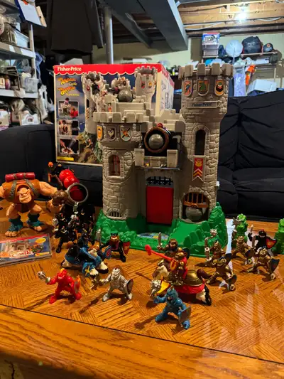 Fisher Price Great Adventures Castle 1994 Complete Collection, View more