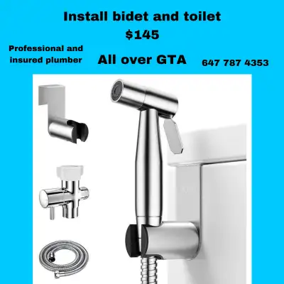 bidet toilet install and sale , View more