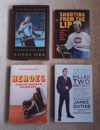 Four (4) Hockey Related Books