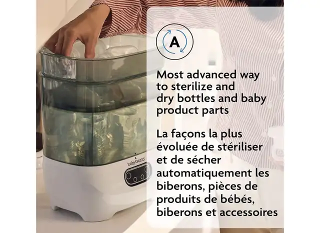 Baby Brezza Baby Bottle Sterilizer and Dryer Advanced in Feeding & High Chairs in Markham / York Region - Image 9