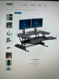 Sit/stand varidesk pro plus 36 inches