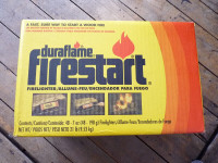Grosse boîte D'allume-feu Duraflame Firestart. Poids Net 9.53 Kg