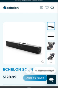 Echelon sound bar speaker
